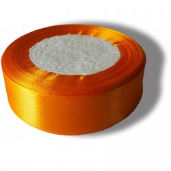 Satin Ribbon orange 25 mm