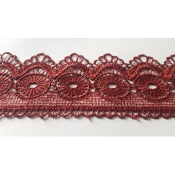 Guipure Venice Lace Trim Edging Brown For Sewing Craft Costumes Decor Finishes