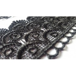 Black Guipure Venice Lace Trim Edging For Sewing Craft Costumes Decor Finishes