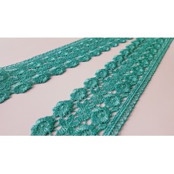 Turquoise Guipure Venice Lace Trim Edging For Sewing Craft Costumes Decor Finishes
