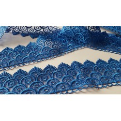 Blue Guipure Venice Lace Trim Edging For Sewing Craft Costumes Decor Finishes