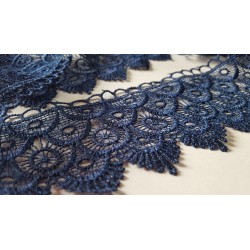 Blue Navy Guipure Venice Lace Trim Edging For Sewing Craft Costumes Decor Finishes