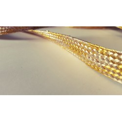 Vintage Silver Gold Metallic Ribbon Braid Lace Trim Bridal Costume Crafts Sewing