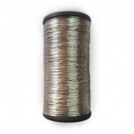 Light silver metallic thread