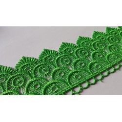 Green Guipure Venice Lace Trim Edging For Sewing Craft Costumes Decor Finishes