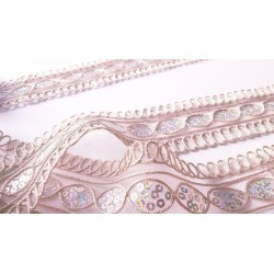 Lace Trim Ribbon Beaded Dentelle Sequin Sewing Craft Finishing Embellishement